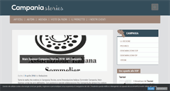 Desktop Screenshot of campaniastories.com