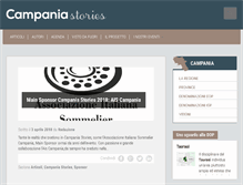 Tablet Screenshot of campaniastories.com